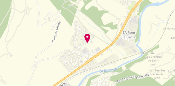 Plan de Entreprise Maurel, Lotissement du Pr&Eacute; du Faure, 05120 Saint-Martin-de-Queyrières