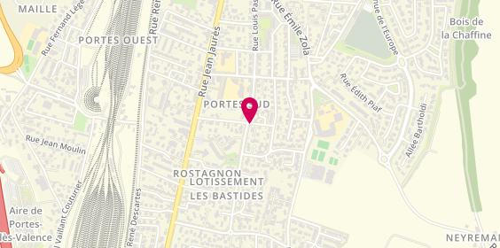 Plan de AOUSTET Anthony, 16 Rue Victor Hugo, 26800 Portes-lès-Valence