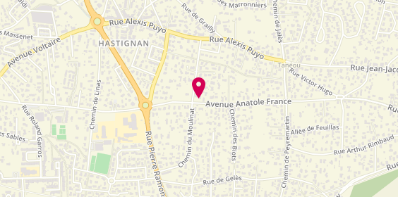 Plan de AJP33 Plombier Chauffagiste, 63 avenue Anatole France, 33160 Saint-Médard-en-Jalles