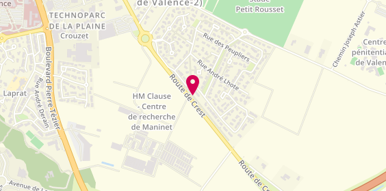 Plan de Cleo Dépannage, 4 Rue Hubert Robert, 26000 Valence