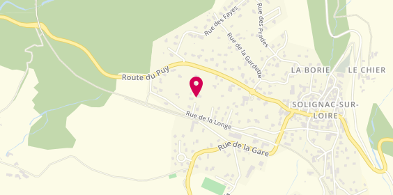 Plan de Laurent Gérald, Rue Longe, 43370 Solignac-sur-Loire
