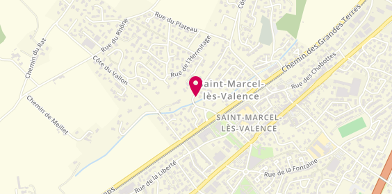 Plan de A.P.S Thermique, 4 Rue des Monettes, 26320 Saint-Marcel-lès-Valence
