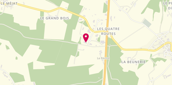 Plan de Atse Bordes, Grand Bois, 24590 Saint-Geniès