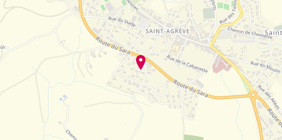 Plan de CROUZET Michel, Lotissement Chantoisel, 07320 Saint-Agrève