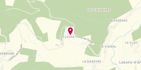 Plan de Dubouis Bruno, 900 Chemin Clauze, 07570 Labatie-d'Andaure