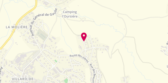 Plan de Rg plomberie, 86 le Cossie, 38250 Villard-de-Lans