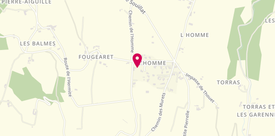 Plan de Fabrice Dumaine Plomberie, 355 Route des Grandes Pierrelles, 26600 Crozes-Hermitage