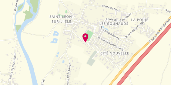 Plan de SAUDOU Pascal, Le Bourg 20 Avenue République, 24110 Saint-Léon-sur-l'Isle