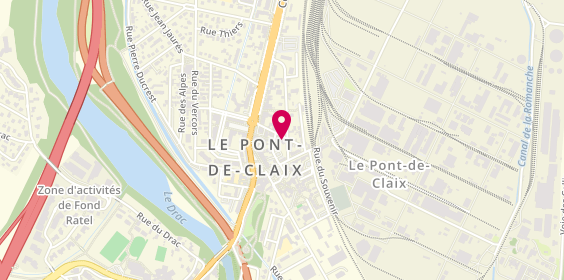 Plan de Fouet plomberie, 10 avenue Paul Breton, 38800 Le Pont-de-Claix