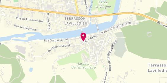 Plan de ROCHE Michel, 14 Rue Rastignac, 24120 Terrasson-Lavilledieu