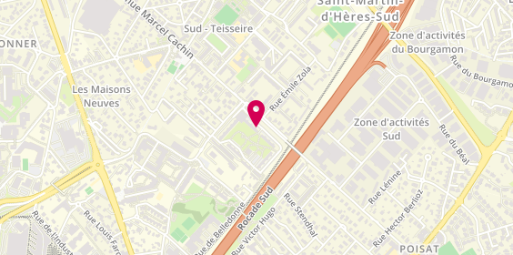 Plan de Dpr, 110 Avenue Marcel Cachin, 38400 Saint-Martin-d'Hères