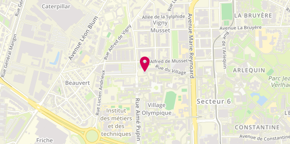 Plan de Saki Plomberie, 19 Rue Henry Duhamel, 38100 Grenoble
