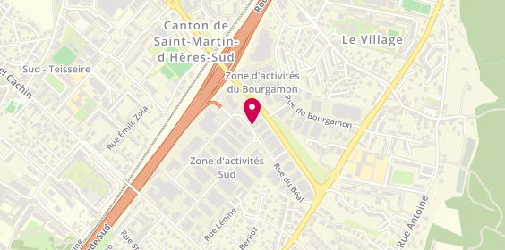 Plan de Pierre Pesselier Chauffage Sanitaire Climatisation, 19 Rue du Béal, 38400 Saint-Martin-d'Hères
