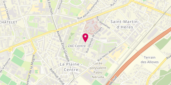 Plan de Cfp Plomberie, 16 Rue Olympe de Gouges, 38400 Saint-Martin-d'Hères
