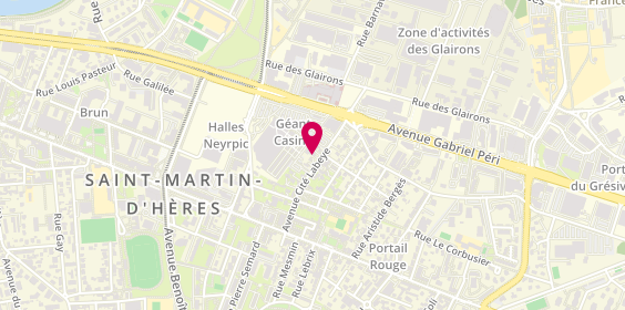 Plan de Millesime plomberie, 12 avenue Cité Labeye, 38400 Saint-Martin-d'Hères