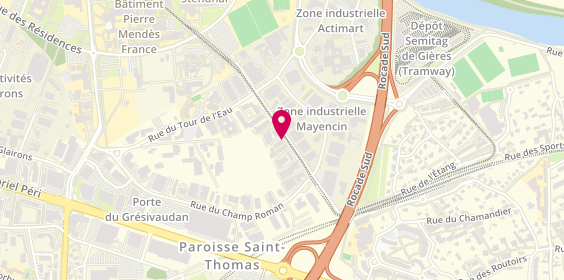 Plan de Aaz Travaux, 12 Rue de Mayencin, 38400 Saint-Martin-d'Hères