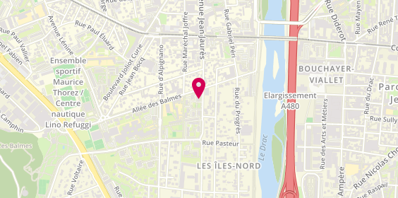 Plan de Escoval Plomberie-Chauffage-Sanitaire, 2 Avenue de la République, 38170 Seyssinet-Pariset