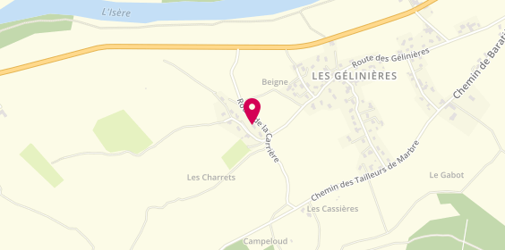 Plan de Damien Massacrier, 71 Route de la Carrière, 38470 Rovon