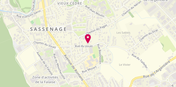 Plan de Its Génie Climatique, 6 Rue du Vinay, 38360 Sassenage