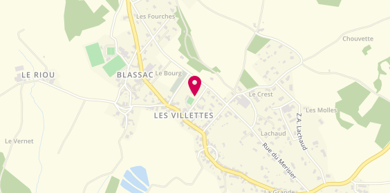 Plan de BJ plomberie et multiservice, Rue Petit Jardin, 43600 Les Villettes