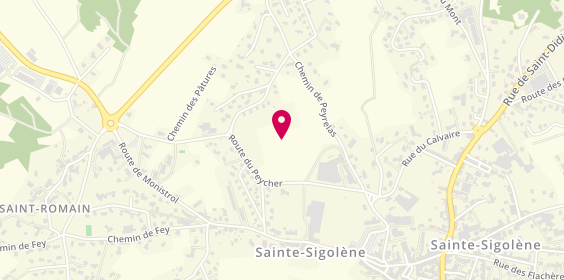 Plan de BOUCHET Landry, 3 le Chovet, 43600 Sainte-Sigolène