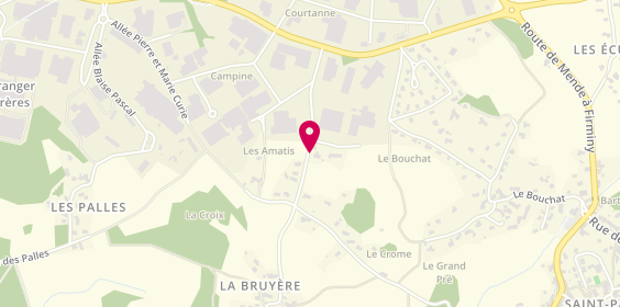 Plan de Souvignet Louis - Plomberie Chauffage, La Bruyerette, 43620 Saint-Pal-de-Mons