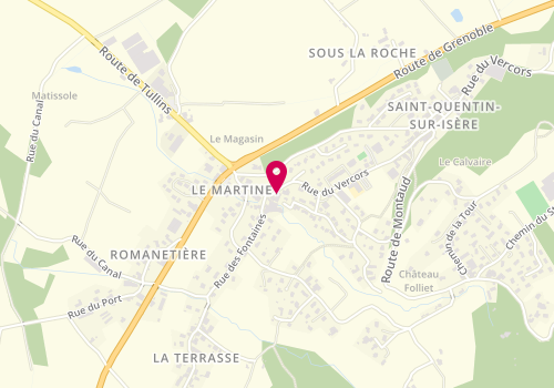Plan de GAVIN David, 314 Rue du Vercors Domaine de Beauregard Lotissement 5A, 38210 Saint-Quentin-sur-Isère
