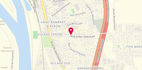 Plan de Tommasini Nicolas, 13 Rue Jules Védrines, 26140 Saint-Rambert-d'Albon