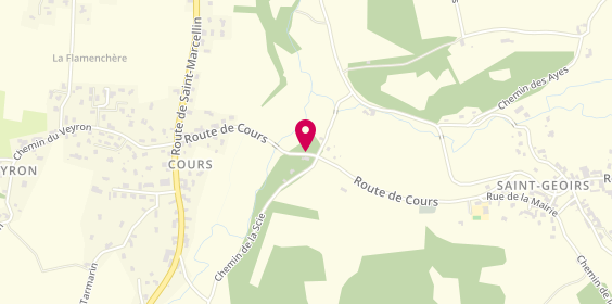 Plan de C.V.S.D, 225 Route Cours, 38590 Saint-Geoirs