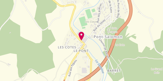 Plan de SECHI Fabrice, 4 Route d'Aurec, 43330 Pont-Salomon