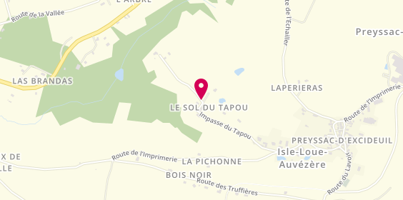 Plan de Danjou-Bouyssou SAS, Le Sol du Tapou, 24160 Preyssac-d'Excideuil