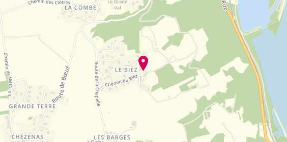 Plan de Pc Plomberie-Chauffage, Le Biez, 42520 Saint-Pierre-de-Bœuf