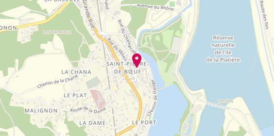 Plan de Chauffage Climatisation et Plomberie Du, 8 Rue de la Fontache, 42520 Saint-Pierre-de-Bœuf