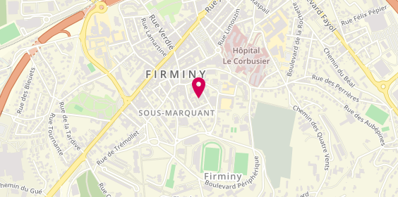 Plan de Chapelle-parisot, 2 impasse du Vieux Cloître, 42700 Firminy