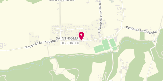 Plan de D.P.C.E, 18 Route de la Chapelle, 38150 Saint-Romain-de-Surieu
