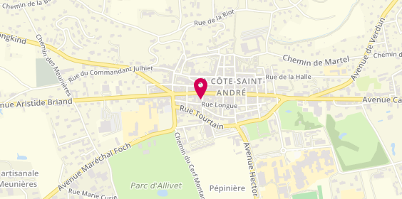 Plan de Berthier Freres, 23 Rue Saint André, 38260 La Côte-Saint-André