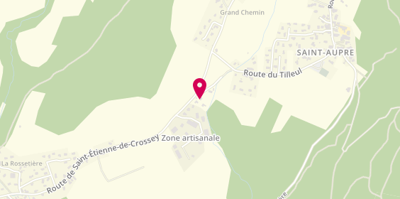 Plan de D.P.S dépannage Plomberie Service, 8 chemin de la Croix Rouge, 38960 Saint-Aupre