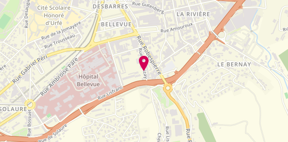 Plan de Slm, 18 Bis Rue du Guizay, 42100 Saint-Étienne