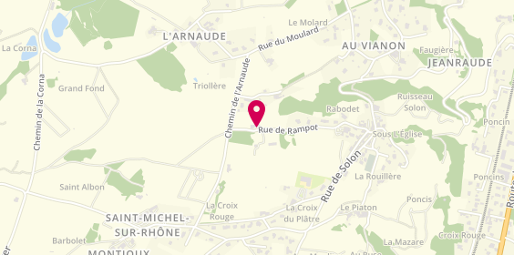 Plan de MANIQUET Eric, 450 Rue Rampot, 42410 Saint-Michel-sur-Rhône