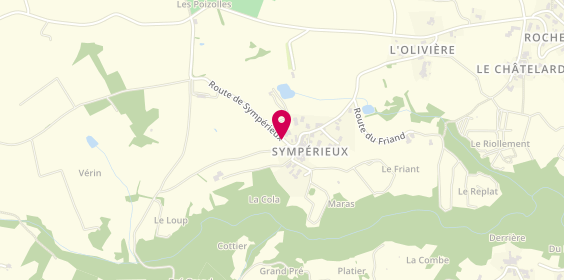 Plan de BALLY Jacques, 693 Route Symperieux, 42410 Vérin