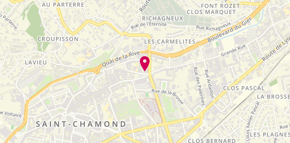 Plan de Chf Plomerie, 2A Rue Asile Fournas, 42400 Saint-Chamond