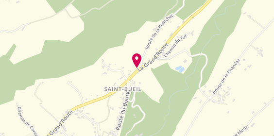 Plan de Cazals Plomberie, 520 la Grande Route, 38620 Saint-Bueil