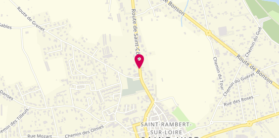 Plan de RAJOT Nicolas, 10 Route de Saint-Côme, 42170 Saint-Just-Saint-Rambert