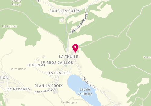 Plan de La Russa Plomberie, Le Clos du Lac, 73190 La Thuile