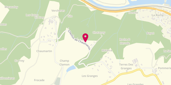 Plan de Vf Plomberie, 840 Chemin de Chaumartin, 69560 Saint-Romain-en-Gal