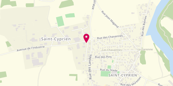 Plan de Aéro Thermi, Charaboutier 9 Allee, 42160 Saint-Cyprien
