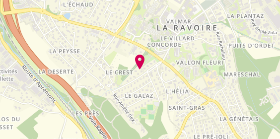 Plan de Hd Plomberie, 1 Rue des Aulnes le Val Fleuri, 73490 La Ravoire