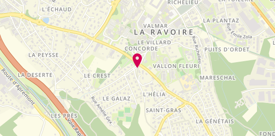 Plan de Da Costa Plomberie Chauffage, 1 Rue des Barreaux, 73490 La Ravoire