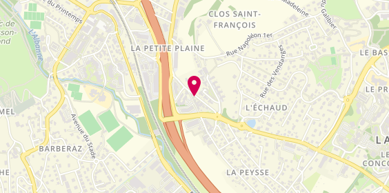 Plan de Dornier Plomberie, 62 Rue des Belledonnes, 73490 La Ravoire