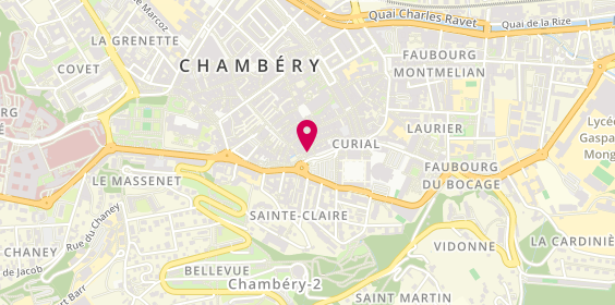 Plan de Entreprise Michel Perret-Mp Chauffa, 1 Rue de la République, 73000 Chambéry